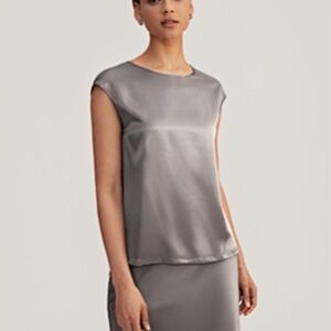 LilySilk Basic Cap Sleeve Mulberry Silk Tee